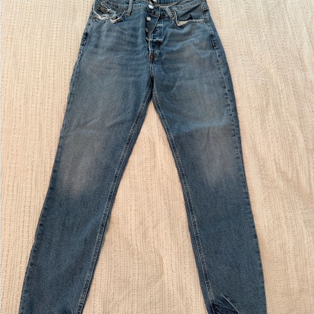 Agolde High Rise Blue Women's Jeans